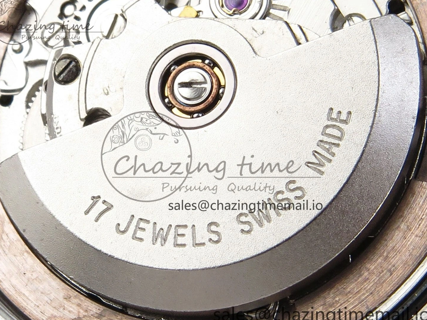 MiroTime 0218 DateJust 31 278271 ARF 1:1 Best Edition 904L Steel Purple Roman Diamonds Dial on SS RG Oyster Bracelet ETA TechFriendly 523